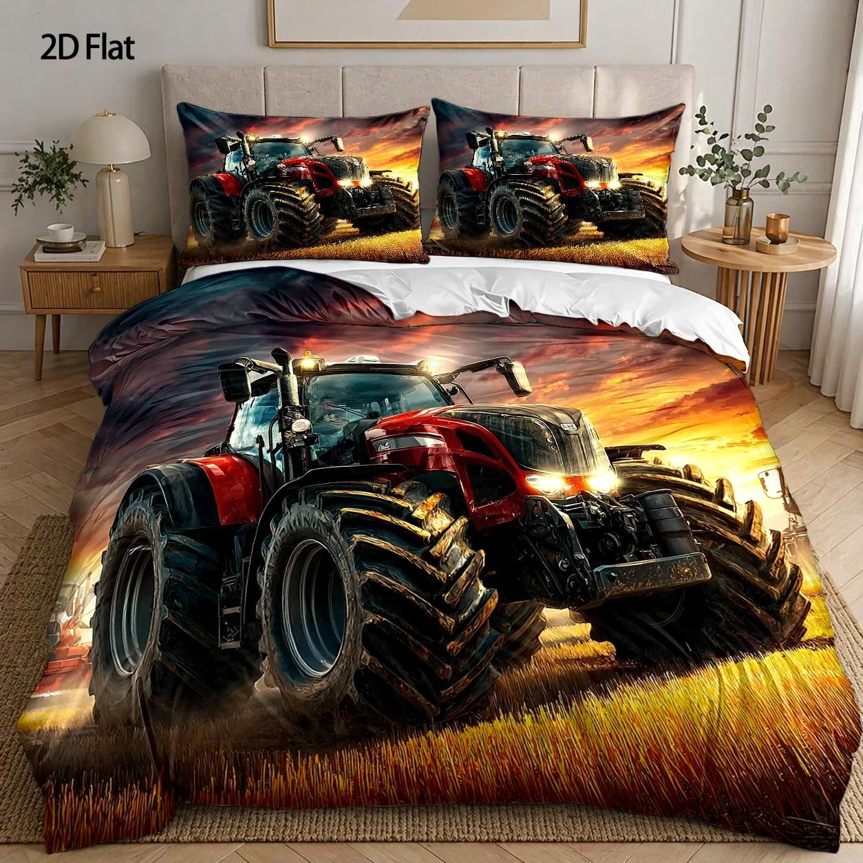 Agriculture Farming Cartoon - Juego de 3 piezas de funda