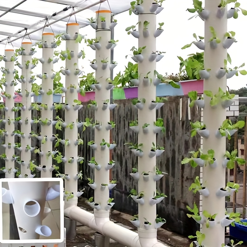 Hydroponic Nft Channel - Juego de 10 macetas hidropónicas DIY
