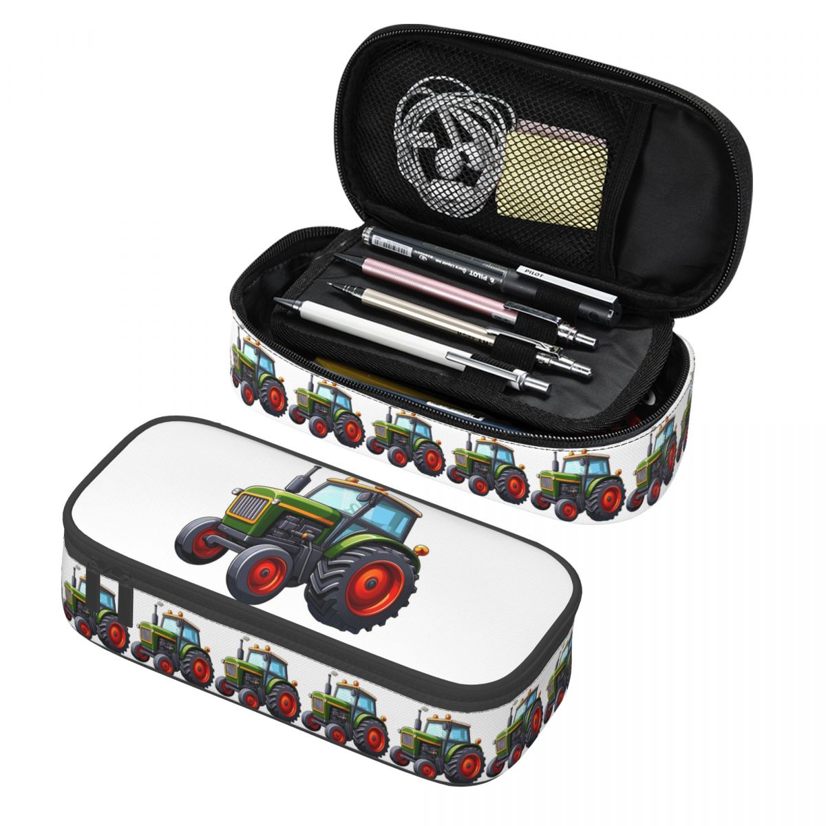 Agriculture Farming Cartoon - Estuche para lápices con dibujo de