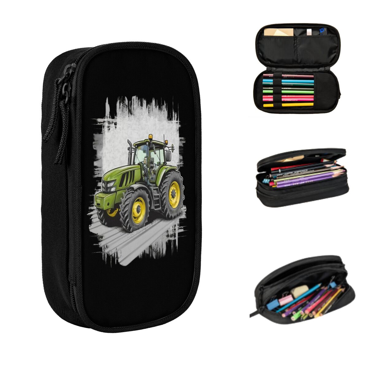Estuche para lápices con dibuj - Agriculture Farming Cartoon reseña y precio