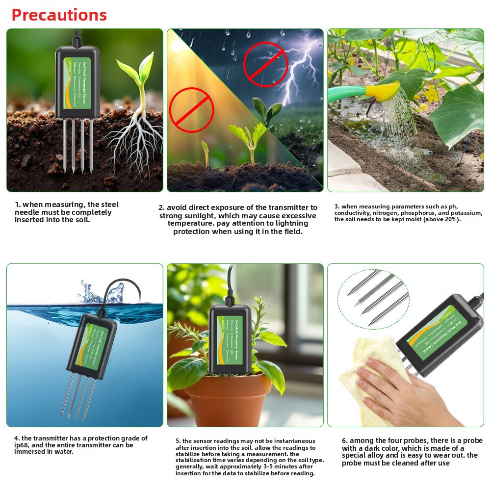 Medidor de Suelo Inteligente p - Precision Farming Smart Agriculture reseña y precio