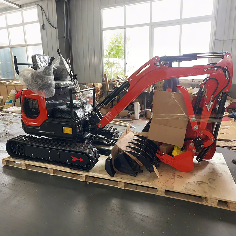 Miniexcavadora diésel barata E - Agriculture Farming Types reseña y precio