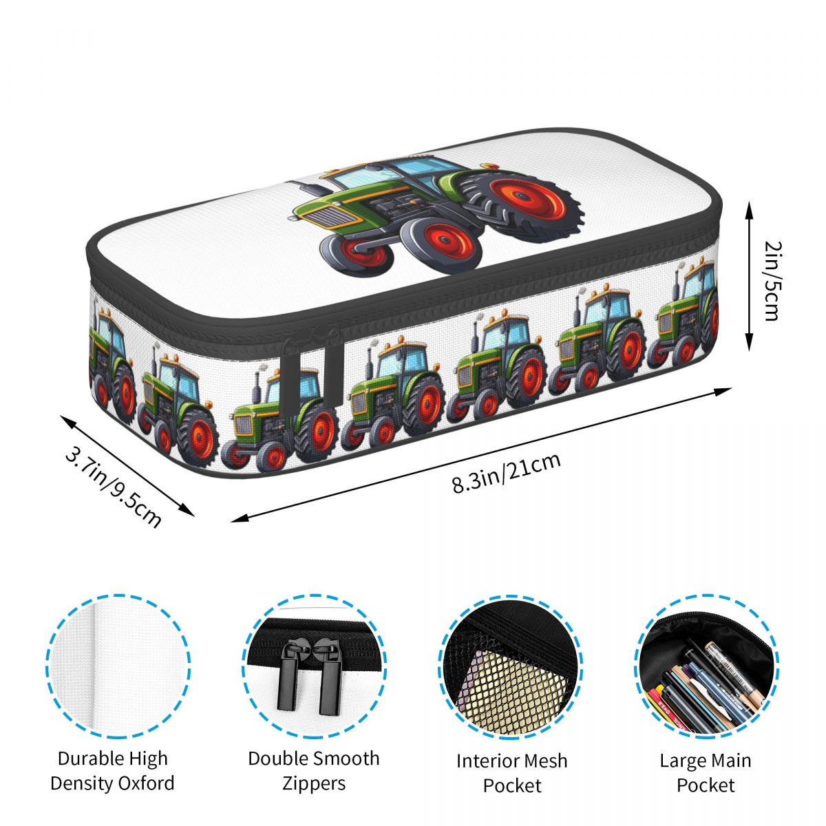 Estuche para lápices con dibuj - Agriculture Farming Cartoon reseña y precio
