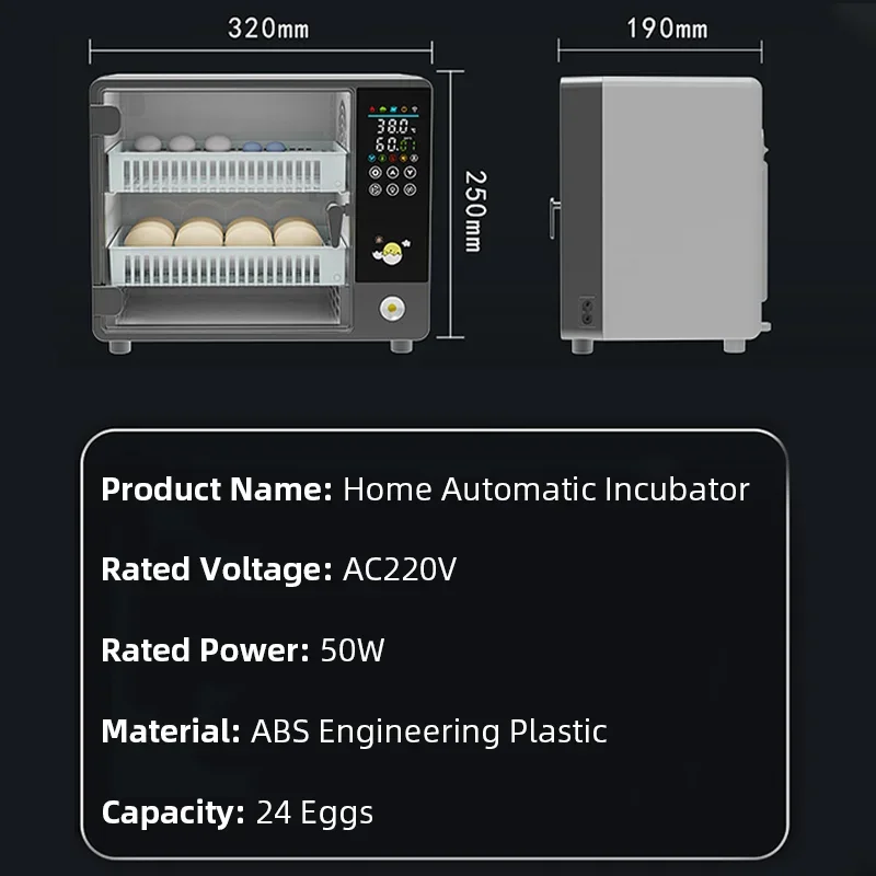 Incubadora de Huevos Automátic - Poultry Incubator reseña y precio